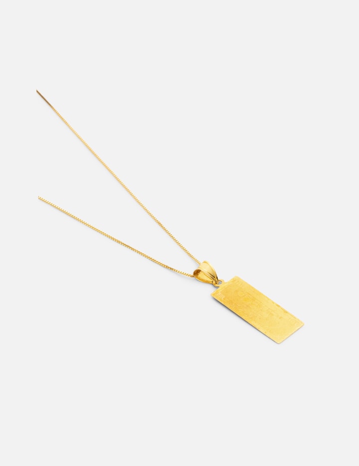 Supreme 100 Dollar Bill Gold Pendant