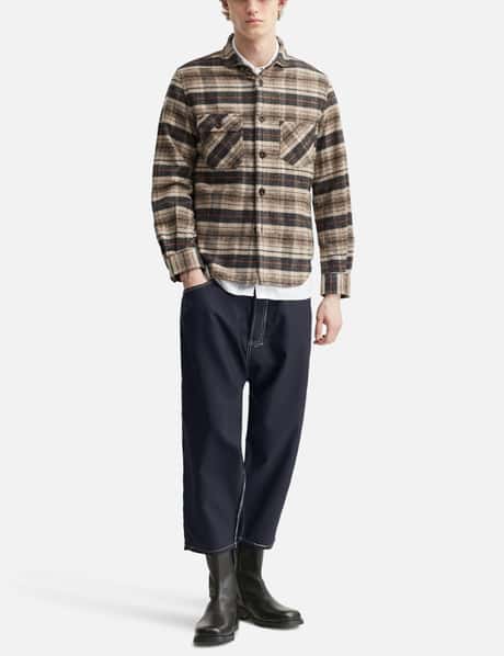 X Levi's Wool Pinstriped Cropped Pants view 14