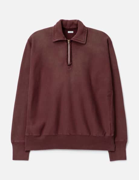 A.PRESSE Vintage Half Zip Sweatshirt