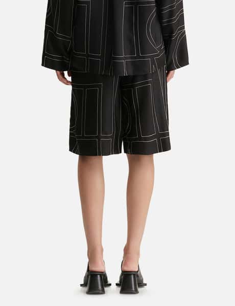 Monogram Silk PJ Culottes view 12