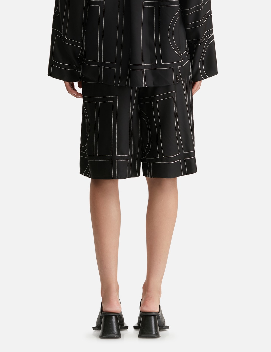 Monogram Silk PJ Culottes view 13