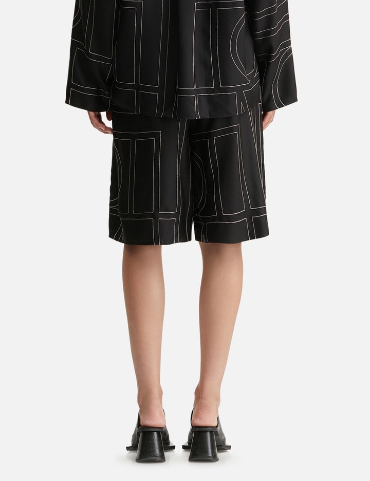 TOTEME Monogram Silk PJ Culottes