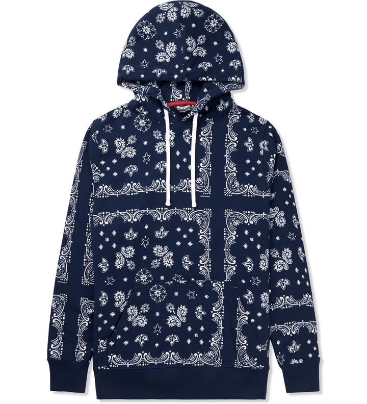 Navy Bandana Pullover Hoodie Placeholder Image