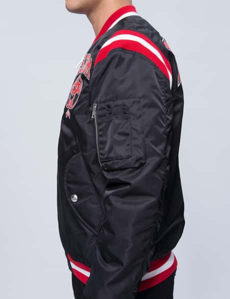 MOSCHINO Mirror Moschino Bomber Jacket HBX