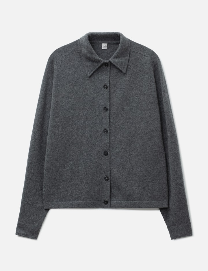 TOTEME Raglan-Sleeve Cashmere Shirt