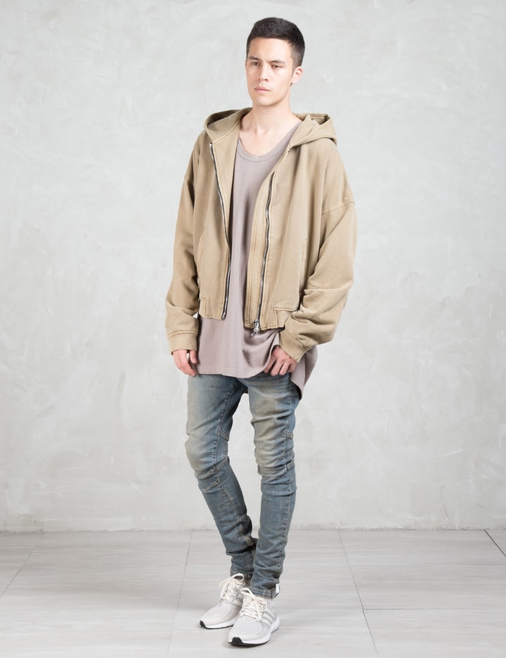 Oversize Zip-Up Hoodie Sweat Jacket Placeholder Image