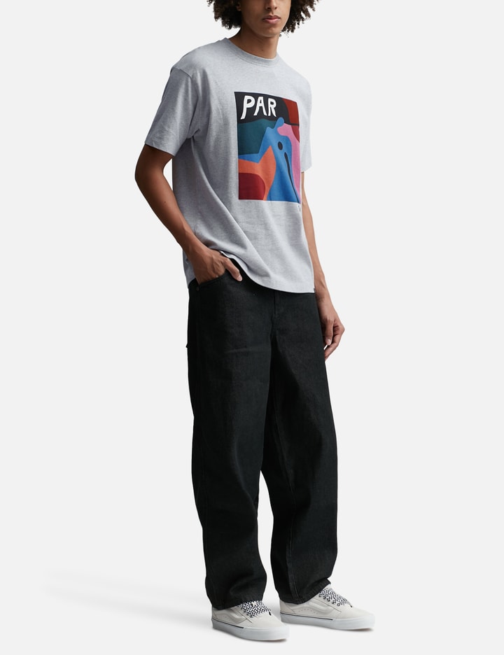 Shop By Parra Ghost Caves T-shirt In Grey