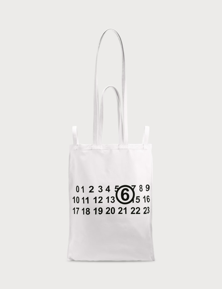 MM6 Maison Margiela Multi Handle Logo Tote Bag