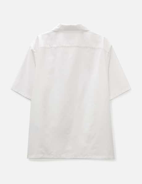 Prada Cotton Bowling Shirt White Men's - SS22 - US