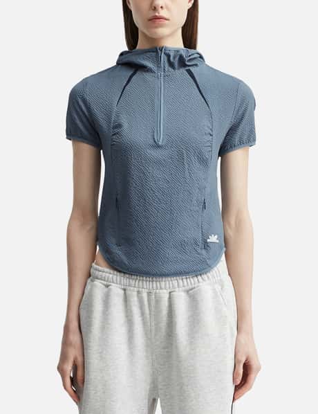 W Soar Half Zip Hooded Top view 10