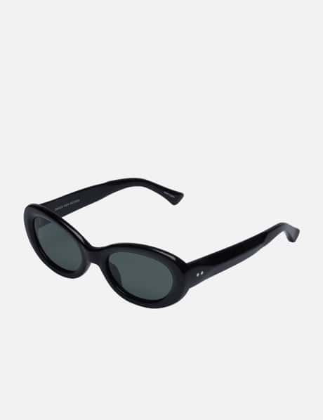 Louis Vuitton LV Rise Round Sunglasses Black Acetate. Size W