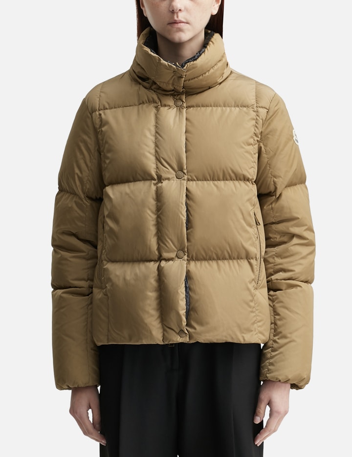 Castelnou Square-Quilted Hooded Short Down Jacket Placeholder Image