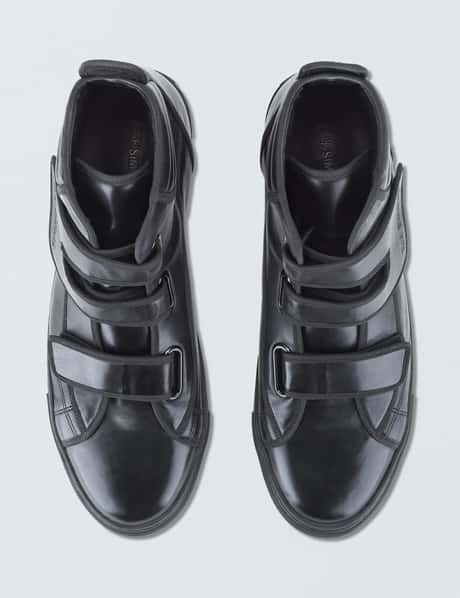 Raf Simons Velcro Fastening Hi-top Sneakers in Black for Men