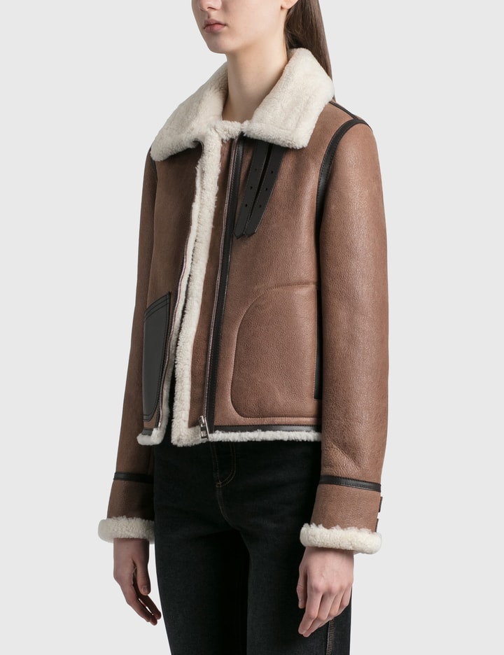 Louis Vuitton Shearling Aviator with Python