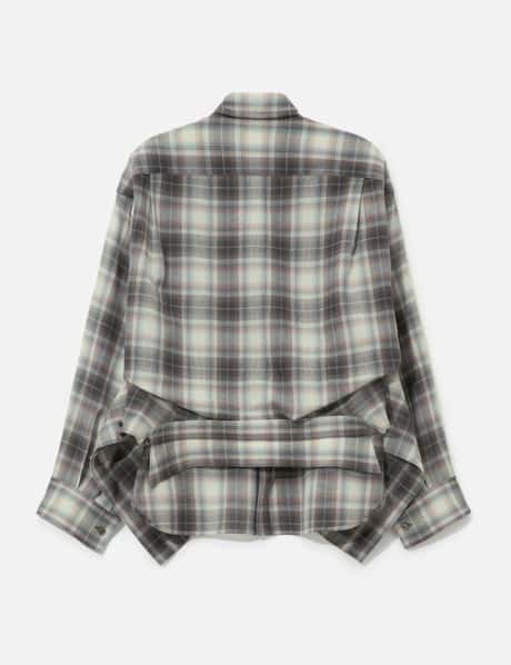 Double-End Fresco Flannel Check Shirt view 12