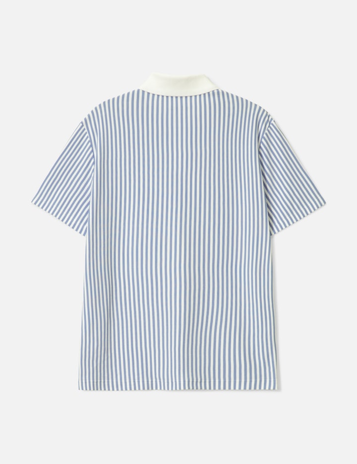 Men's Thermo-Regulating Striped Golf Polo Placeholder Image