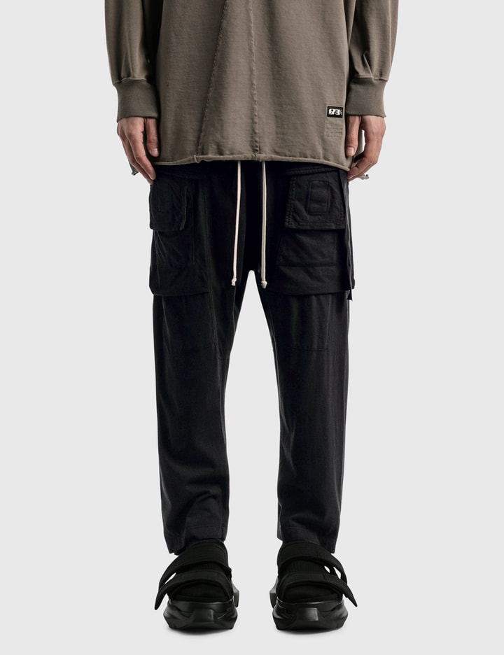Creatch Cropped Drawstring Cargo Pants Placeholder Image