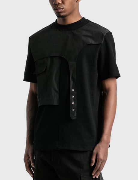 Heliot Emil - Layered T-Shirt with Strap | HBX - Globally Curated 