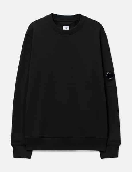 C.P. Company Cotton Diagonal Fleece Crewneck Sweatshirt
