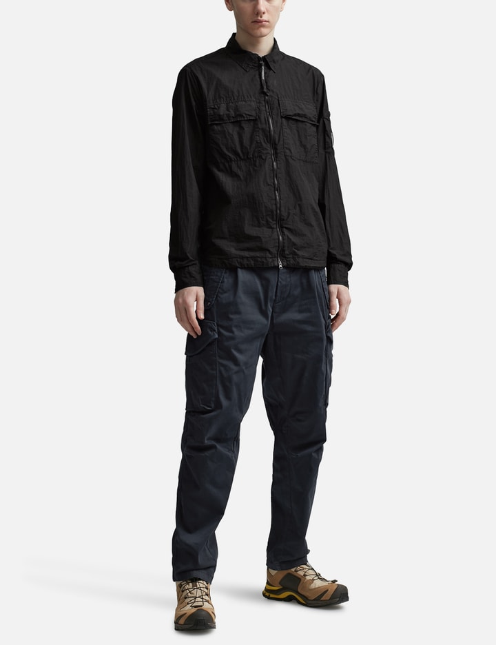 STRETCH SATEEN LOOSE FIT CARGO PANTS Placeholder Image