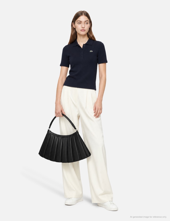 Lacoste Large Lenglen Leather Bag