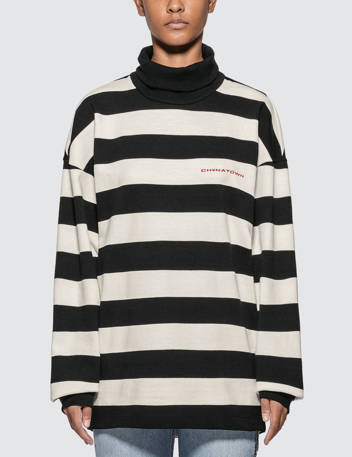 Chynatown Striped Long Sleeve T-shirt Placeholder Image