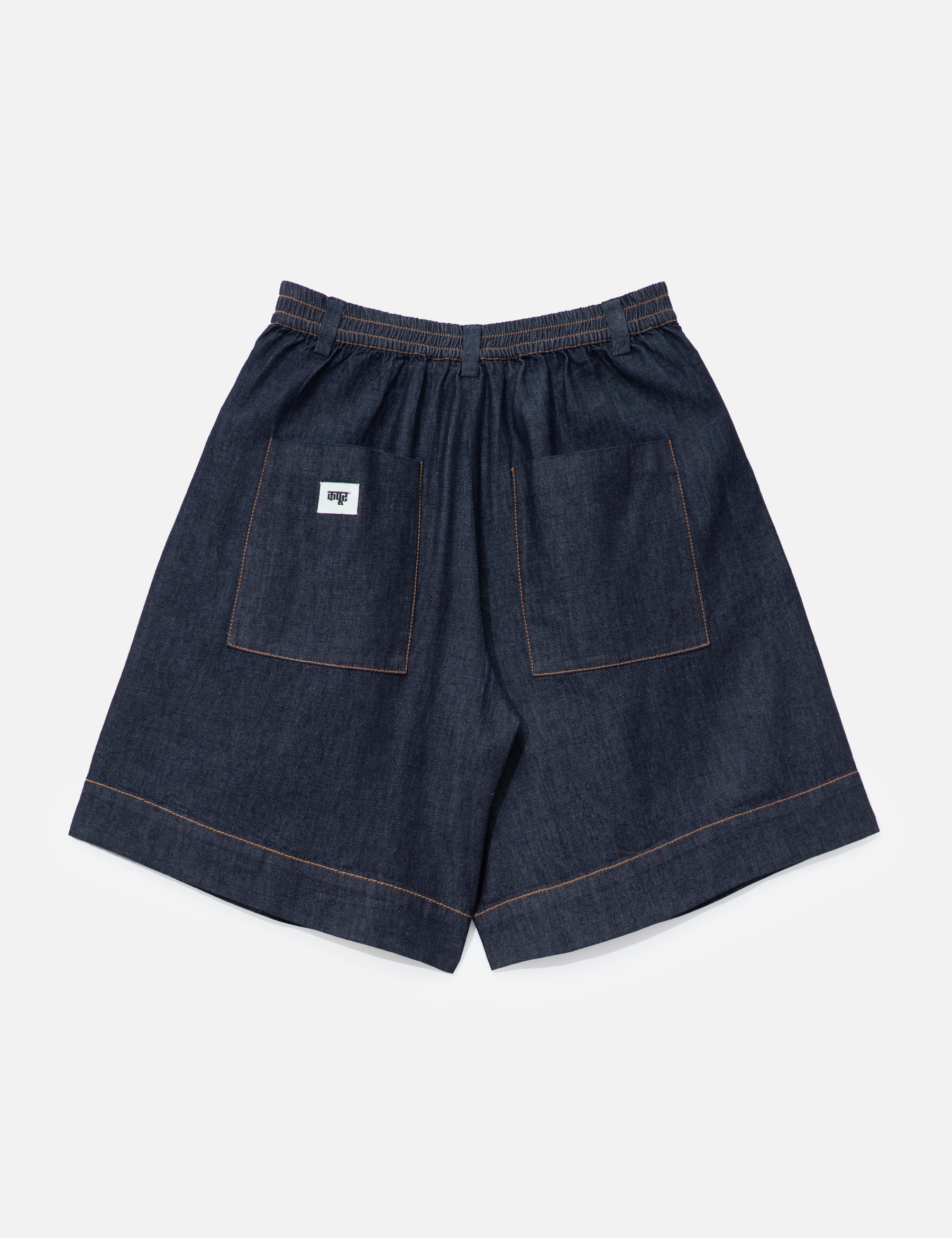 Light Denim Pleated Shorts view 17