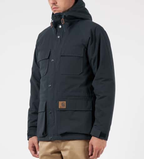 Dark Navy Carhartt Mentley Jacket Navy Carhartt Work In Progress
