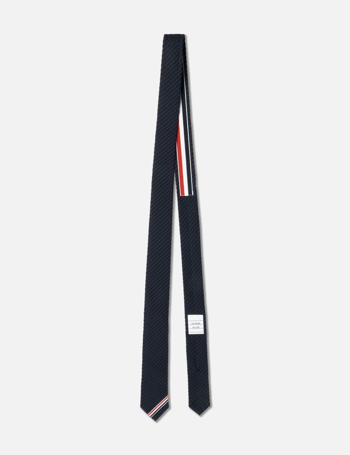 Thom Browne Wool Seersucker RWB Tie