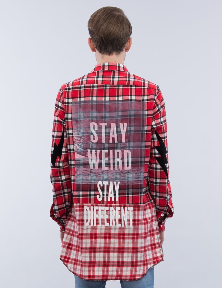 Stay Weird Check Shirt Placeholder Image