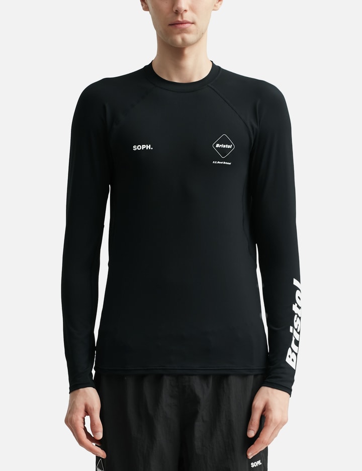 F.c. Real Bristol Underlayer Crewneck Top In Black