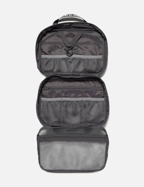 Human Made Organizer Pouch - Gray polyester organizer with mesh 