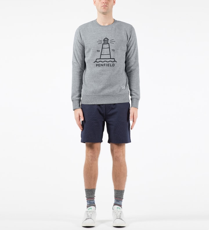 Grey Melange Hemmings Crewneck Sweater Placeholder Image