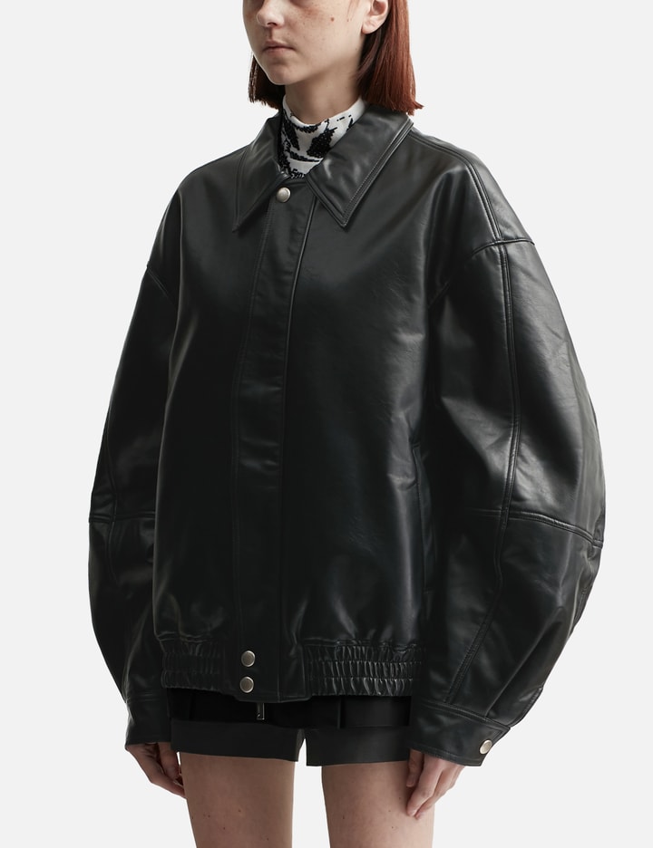 Faux Leather Blouson Jacket Placeholder Image