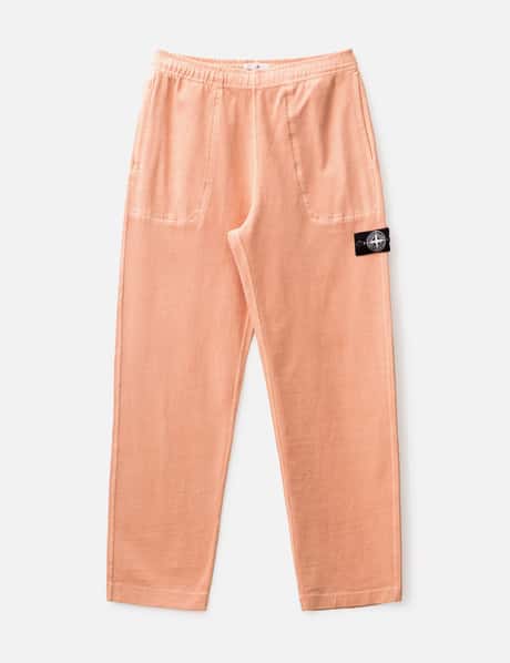 STONE ISLAND 60% RECYCLED HEAVY COTTON JERSEY JOGGER PANT