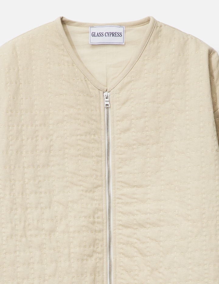 Ivory Poofy Bomber Jacket Placeholder Image
