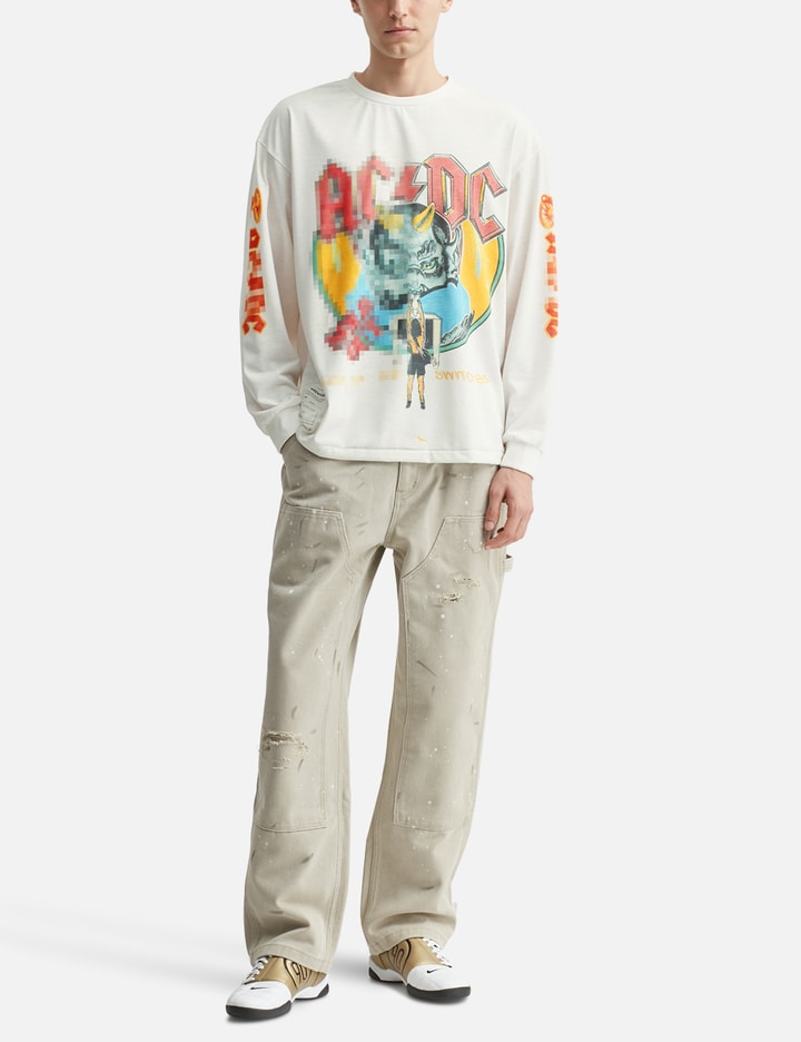 Long Sleeve Trompe L'oeil Mosaic T-shirt Placeholder Image