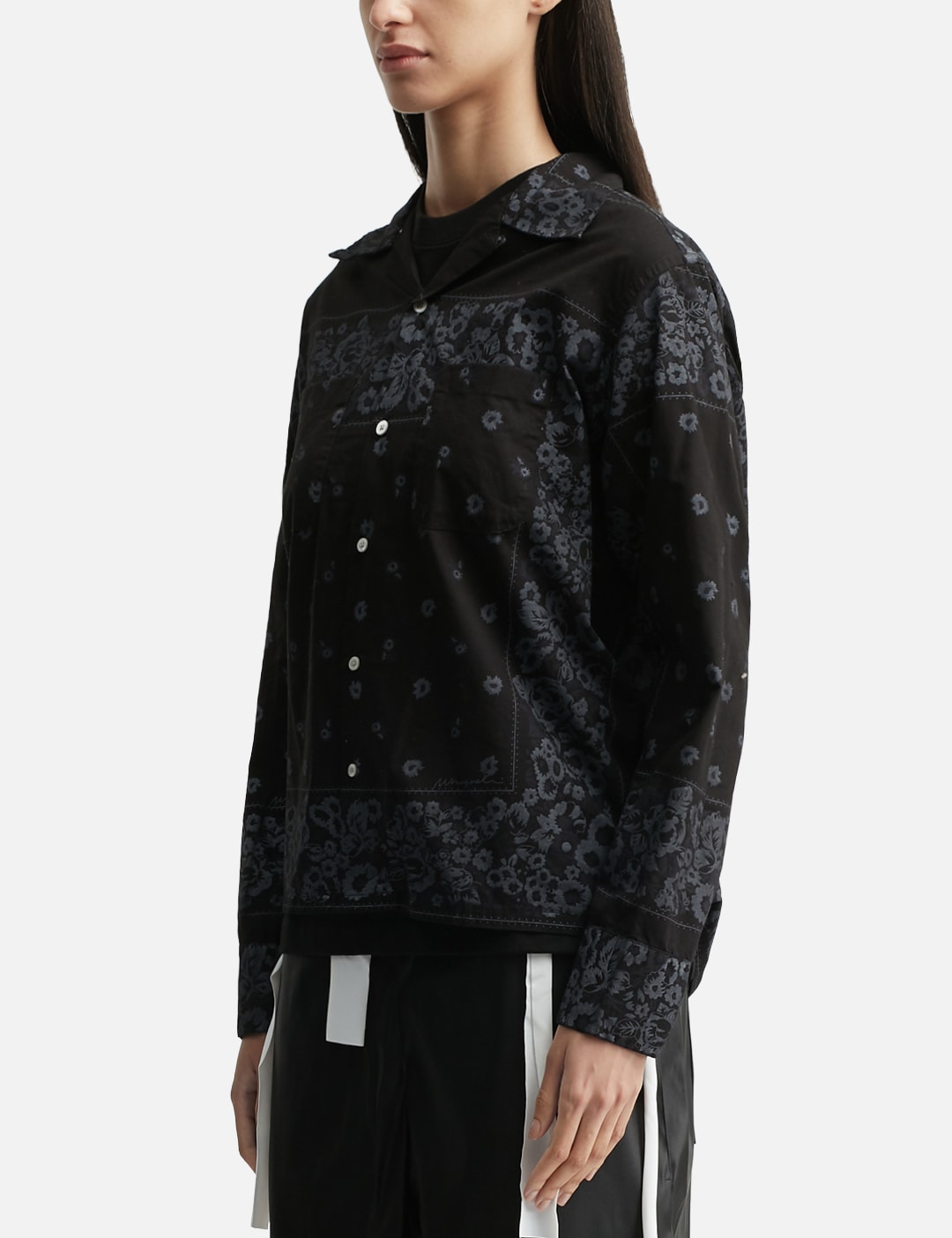 Overdyed Bandana Print Shirt view 14
