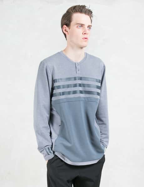 White Mountaineering WM x adidas Originals Henleyneck L/S T