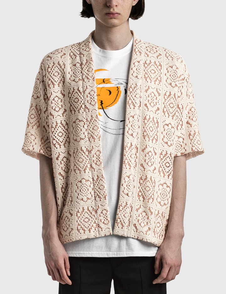 니트 레이스 하오리 셔츠 Placeholder Image