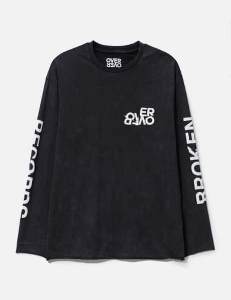 Over Over Easy Long Sleeve T-shirt - 'Broken Records'