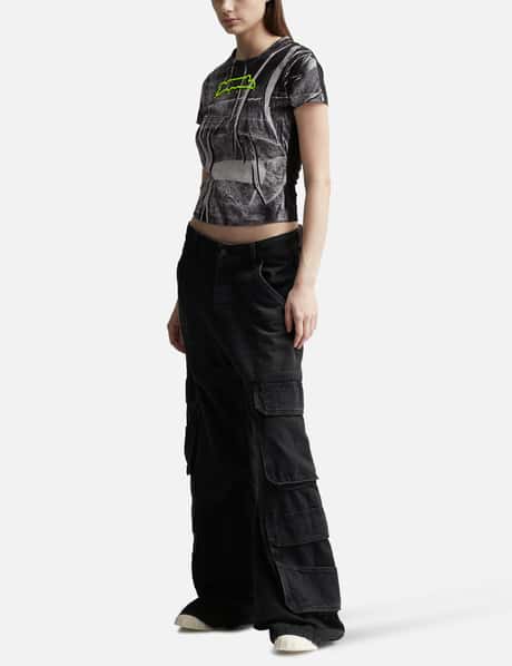 T-Uncutie-Long-N5 T-Shirt With Creased Print view 11