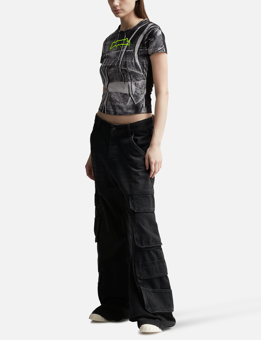T-Uncutie-Long-N5 T-Shirt With Creased Print view 12