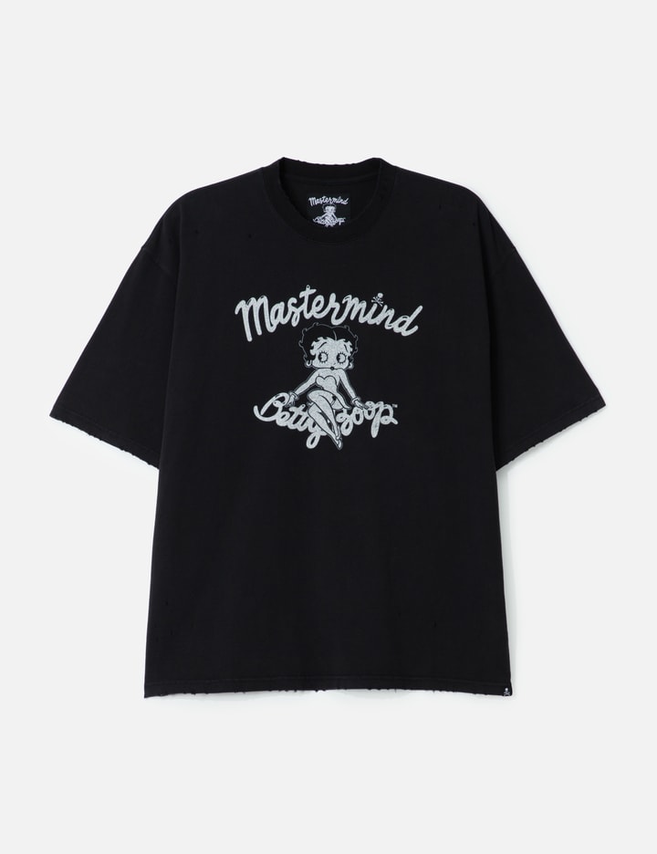 Mastermind World x X Betty Boop Damaged Boxy Short Sleeve T-shirt Placeholder Image