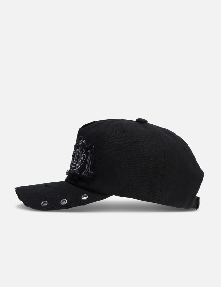 Destroyed Vintage Ball Cap Black Placeholder Image