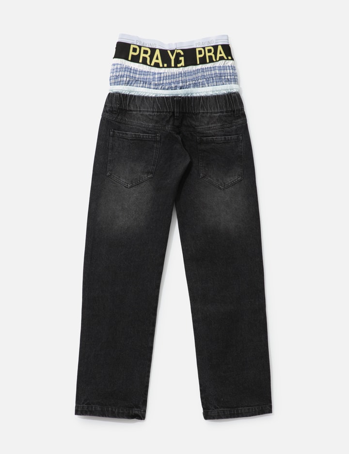Praying Boxer Jeans Black