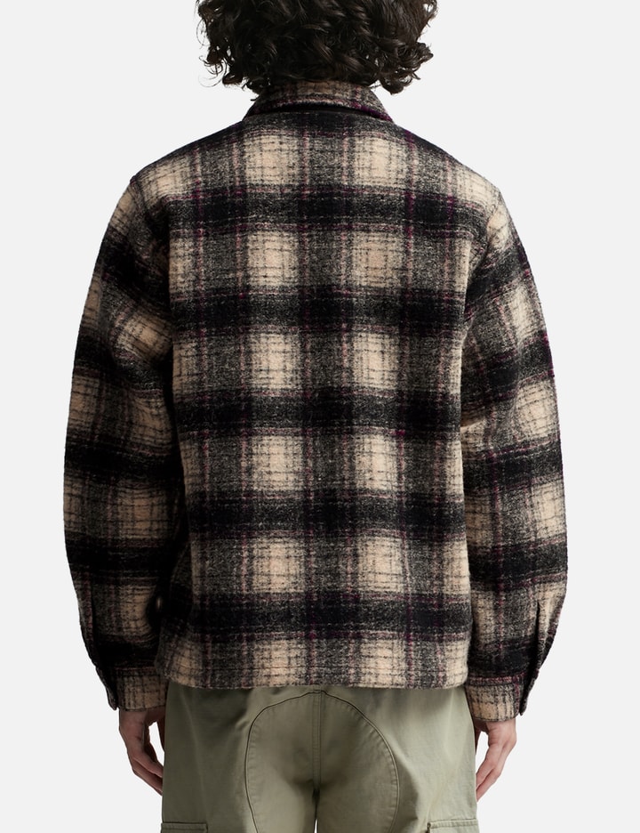 Wool Plaid Zip Shirt Placeholder Image
