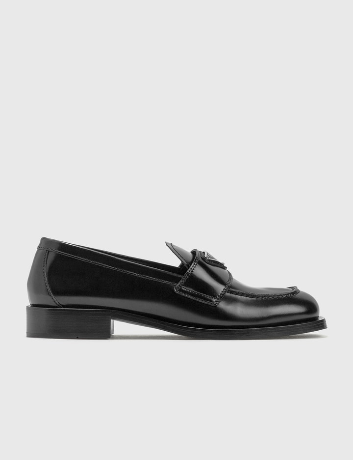 Brushed Leather Loafers Placeholder Image