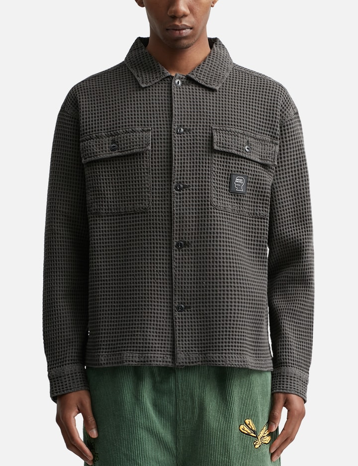 Waffle Button Front Shirt Placeholder Image