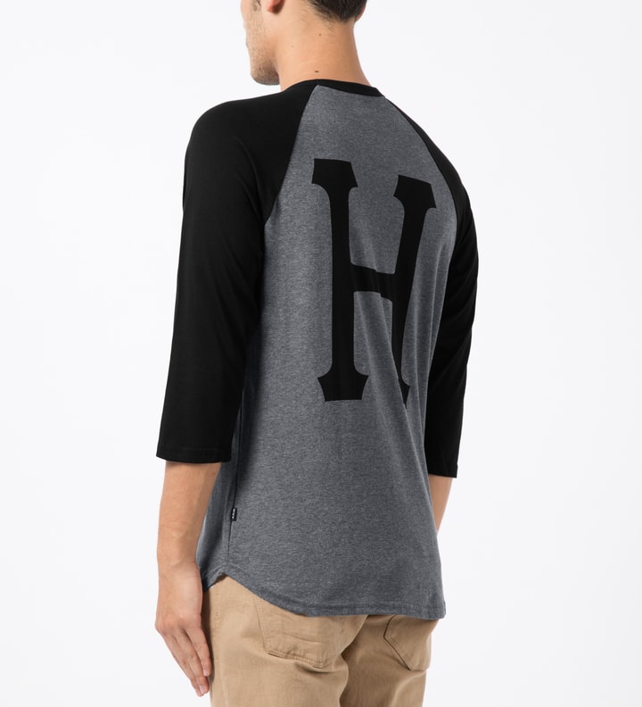 Heather Grey/Black Classic H Script Raglan Placeholder Image